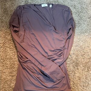 Aritzia Dusty Purple Long Sleeve Top